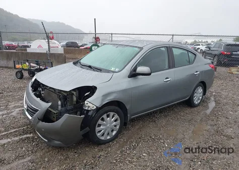 2012 Nissan Versa 1.6 Sv z USA, uszkodzony, nr VIN 3N1CN7AP5CL925192